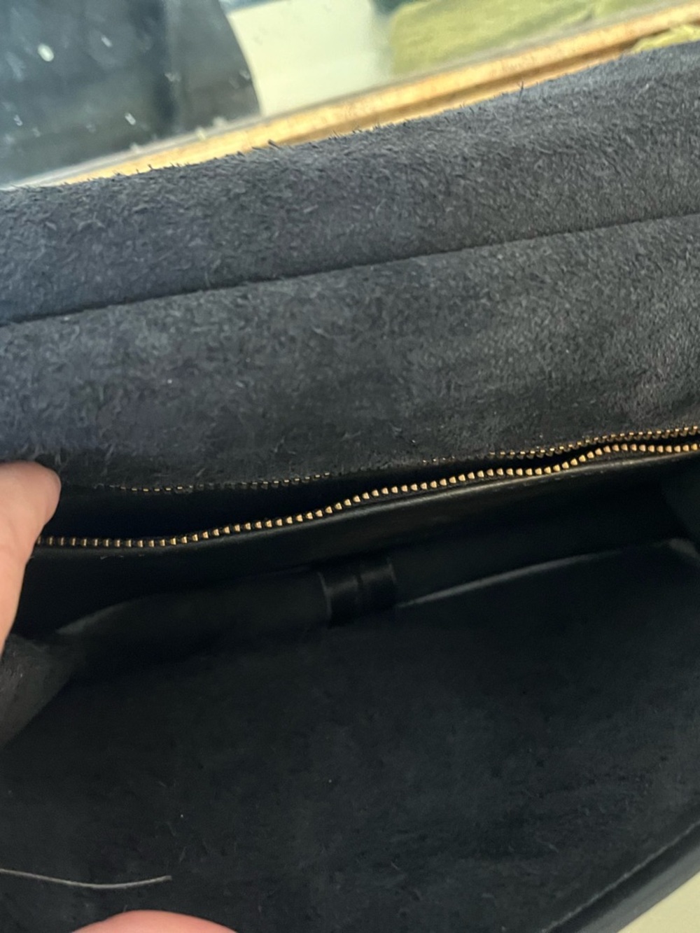 Coach Black Leather Top-Handle Satchel with Gold Hardware - Picture 8 of 10